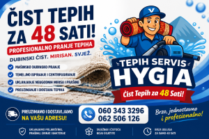  Hygia pere tepihe brzo i profesionalno! 